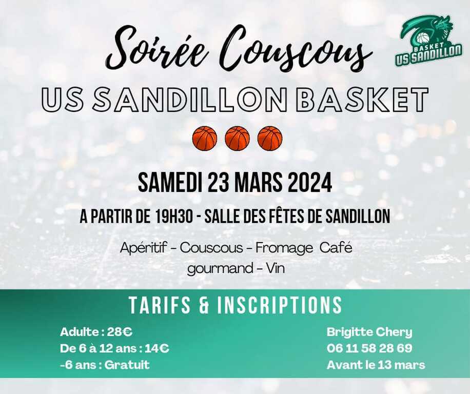 Soirée Couscous Sandillon Basket