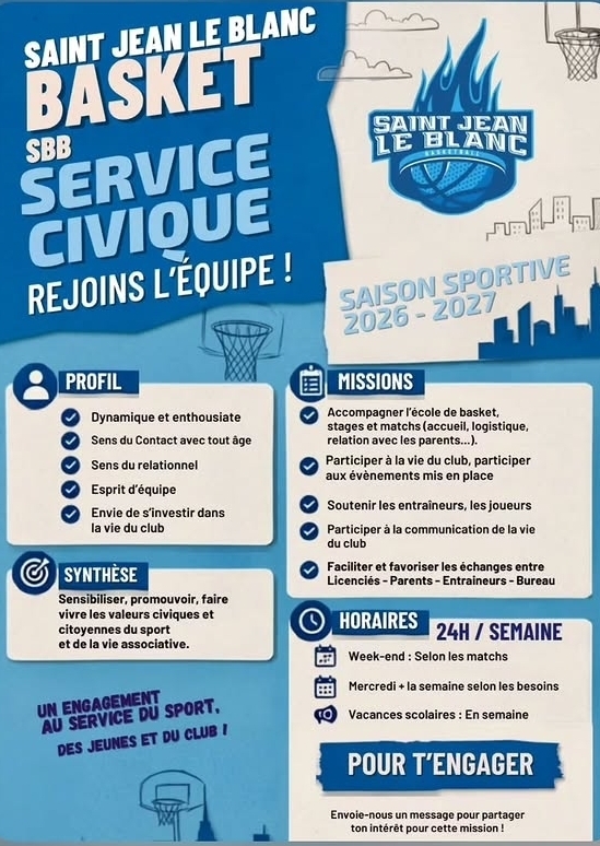 Service civique : rejoins l'équipe SBB !