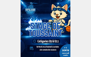 Stage de la Toussaint U9 et U11