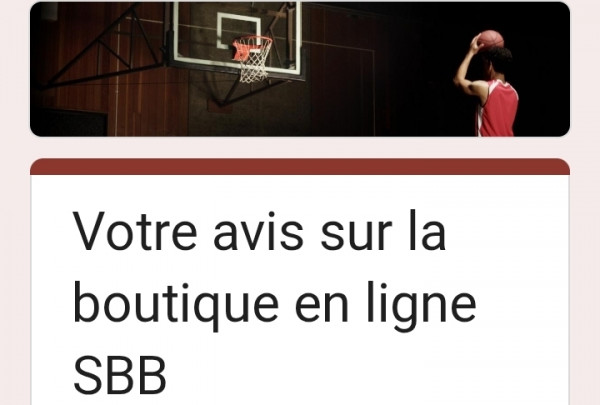 Votre avis sur la boutique SBB