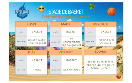 Stage d'été SBB