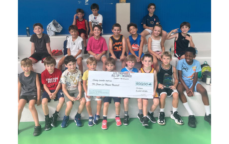 Remerciements des basketteurs