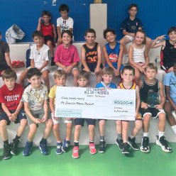 Remerciements des basketteurs