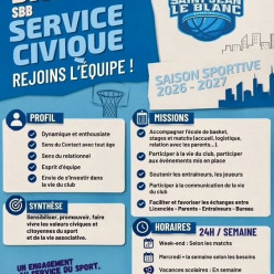 Service civique : rejoins l'équipe SBB !